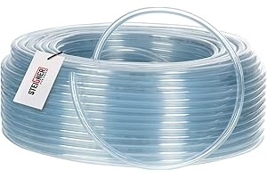 STEIGNER Tubo Flessibile in PVC, Tubo dell'Acqua, Tubo Flessibile Tecnico, Trasparente, Diametro: 13-17 mm, Lunghezza: 5 m, SBS-20-5