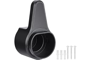 J&D Supporto per Caricabatterie EV Tipo 2, Veicolo Elettrico Organizzatore di Cavi di Ricarica per Montaggio a Parete Supporto a Parete per la Maggior Parte Degli Standard UE, Nero