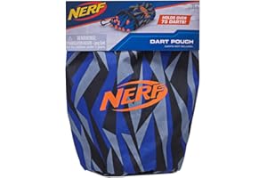 TOY PARTNER Nerf Elite Dart Beutel NER0151 Aufbewahrungsbeutel für bis zu 50 Nerf Darts aus hochwertigem Nylonmaterial im stylischen Nerf Elite Design, inklusive Clip zum befestigen