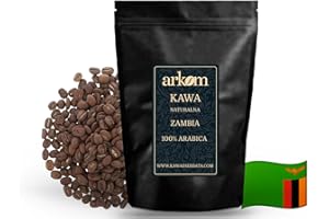 Kawa Zambia 250g - ziarnista naturalna 100% Arabica - Świeżo palone ziarna prosto z palarni do biura i domu - ARKOM