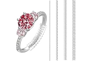 QILERONGRONG Invisible Ring Size Adjuster for Loose Rings, Ring Adjuster Fit Any Rings, Assorted Sizes of Ring Sizer