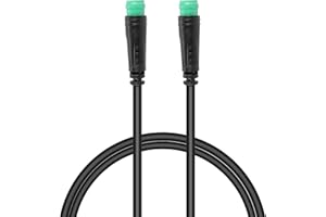PVCZOOL Vélo électrique électrique 5 broches mâle vers fiche affichage rallonge câble connecteur pour moteur moyen BBS01/BBS02/