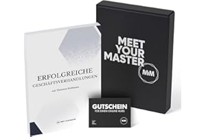 MYM MEET YOUR MASTER Meet Your Master Geschenkbox Thorsten Hofmann - Online-Kurs zum Thema Erfolgreiche Geschäftsverhandlungen - Kursgutschein & Masterbook - Psychologie