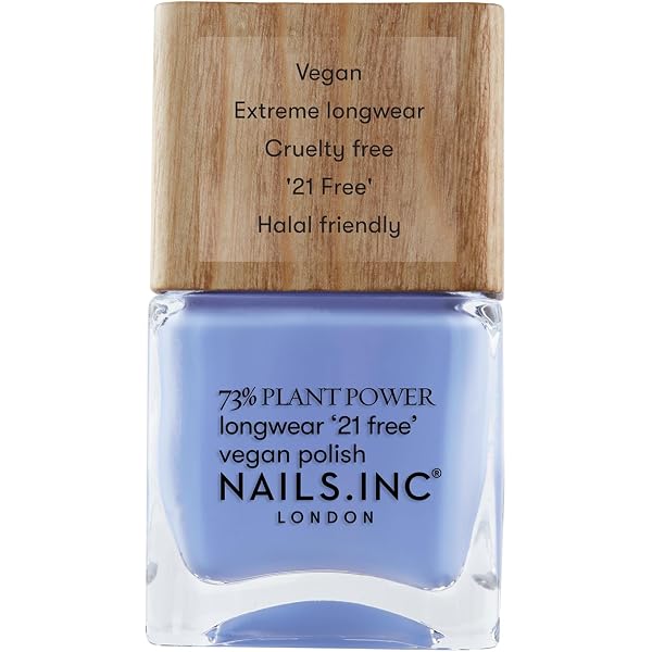 Nails Inc SOUTH BEACH Nagellack – Pastelliger Nude Ton, Mit AHA-Pflege, Vegan & Langanhaltend