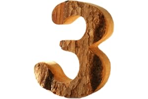 Demarkt Vintage Holz Nummer Zahlen DIY Dekorationen Holzzahlen für Party Hotel Tabelle Dekoration 3