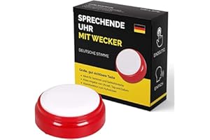 ‎TOP LIFE Top Life Sprechende Uhr mit Deutscher Stimme für Senioren, Sehbehinderte, Blinde oder Menschen mit Alzheimer – Geschenkidee für Großeltern, Vater, Mutter – ältere Menschen Wecker