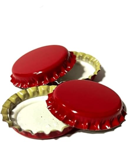 Tappi Corona Per Birra 26 Mm - Rosso, Made In Italy, Per Birra Artigianale E Professionale - Foto 9