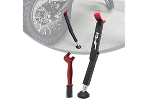 JFG RACING Motorrad Ständer Hinterrad,Ständer Vorne und Hinten mit Reinigungsbürste für die meisten Motorradräder Motocross Enduro Pit Bike Dirt Bike Surron Talaria Sting E-Bike Rot