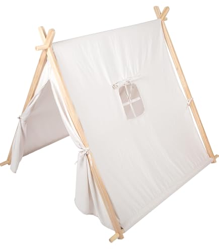 Tente De Jeu Pinolino Yuma – 2 Portes Et Fenêtre – 60% Coton – Pour Intérieur – Sac De Rangement Inclus – Dès 3 Ans