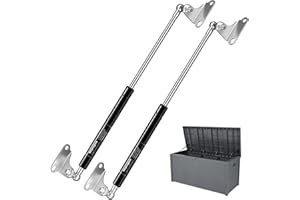 Vepagoo 500MM 155N/35lb Gas Struts Universal adjustable 20inch Lift Support Springs with Mounting Kit for Ottoman Bed, Heavy lid, Floor Hatch Door, and Other Custom Heavy Duty Project, 2PCS