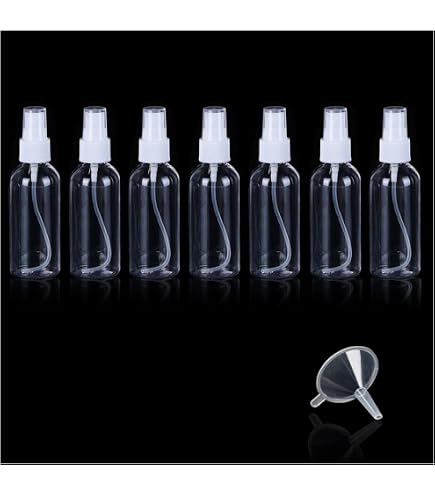 12x Sprühflaschen 30 Ml Schwarz - Praktisch Für Parfüm & Kosmetik Zum Nachfüllen