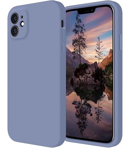 Coque en silicone pour iPhone 11 Pro Max, bords carrés, protection d