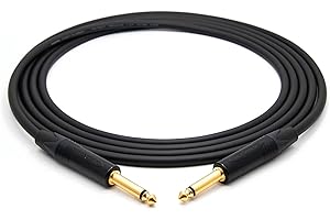 enoaudio 2524 kabel do instrumentów | Neutrik Gold 6,3 mm TS jack | HiFi, 1,0 m