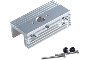BCZAMD Accessori per stampanti 3D – Spriite Extruder Hotend Ricambi – Dissipatore di calore in alluminio: Clone Fast Cooling Block Fit Crealiity Ender 3 S1 Pro CR10 Smart Sermon V1 Original Heat Sink