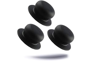 Kerafactum® - Pomello di ricambio per il coperchio delle pentole, universale, in plastica, diametro 7 cm