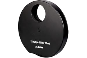 Svbony SV133 2" Roue de Filtre Roue de Filtre en Métal à 5 Positions pour Oculaire de Télescope (2inch)
