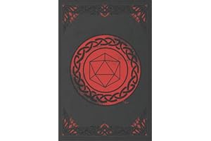 RPG Journal: for pen and paper role players | mixed paper (ruled,dot graph, hex) | perfect for campaign planning, game notes, character blue booking and maps and terrain plans | blood dice cover