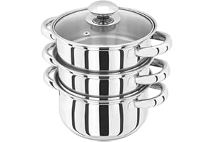 Judge Essential 3-Tier Stainless Steel Steamer- 16cm Food Steamer Pot