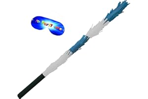 Boogie Woogie Pinatas Sky Blue White Stick with blindfold