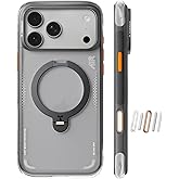 TORRAS Ostand Q3 Air Telefon i&ccedil;in 17 Pro Max Kılıf Koruma Kapağı 17,5 cm Siyah