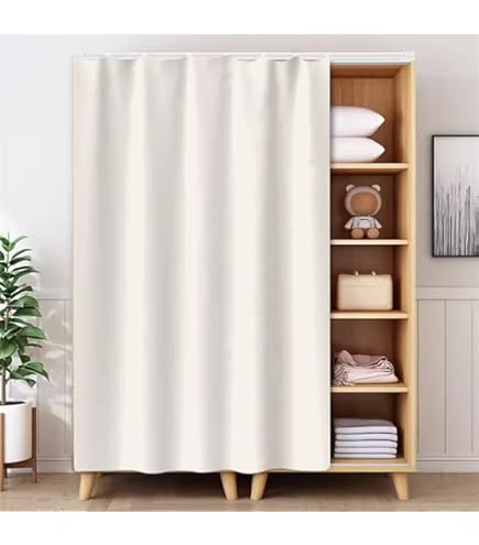 Highdi Schrankvorhang Mit Klett | Selbstklebende Gardine Für Küche & Schrank