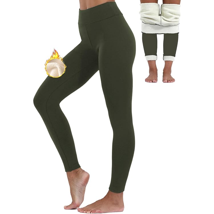 RIOJOY Thermolegging voor dames, gevoerde legging met