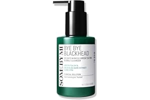 SOME BY MI Bye Bye Blackhead 120g – Milde Blasenreinigung mit Grüntee-Extrakt zur täglichen Gesichtsreinigung – Entfernt Mitesser & überschüssigen Talg sanft – Koreanische Hautpflege für reine Haut