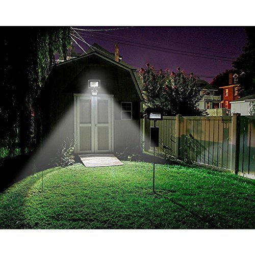 SAILUN 50W LED SMD Strahler Fluter Außen Flutlicht Strahler mit PIR Bewegungsmelder Fluter Wasserdicht IP65 Aluminiumkörper Schwarz Kaltweiß - 6