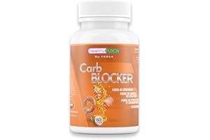 Healthy Fusion Carb Blocker | Potente bloccante dei grassi e dei carboidrati | Perdita di peso, bruciare grassi | Con Sugarlock + Semi di Cacao + Polpa d'Arancia | Soppressore dell`appetito 60 capsule