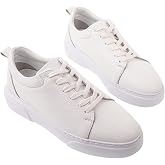 Muggo LEONS Hakiki Deri Erkek Kalın Taban Bağcıklı G&uuml;nl&uuml;k Casual Sneaker