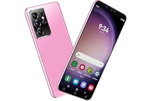 SnHey Der heutige Handyrabatt Dual SIM Billig Handy, 16GB ROM (128GB Expandable), 5.0 Inch Android 9.0 OS Smartphone (S21U-Pink)