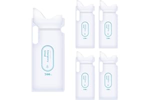 Drwosm 4 Pcs Sacs d'Urine Jetables 700ml Sacs à Urines Portables Sacs d'Urine d'urgence Sacs de Pipi Voiture pour Camping Voyage Urgence Embouteillage Unisexe Urinoir d'urgence en Plein Air
