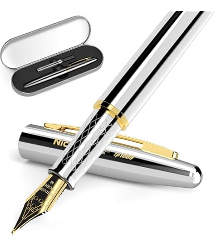 Penna Stilografica In Legno Di Bambù Premium | Pennino Medio | Set Con Custodia Legno E Inchiostro - Foto 10