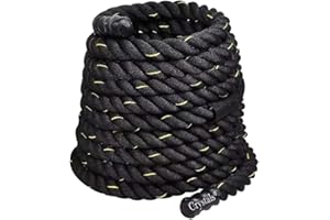 DENNY INTERNATIONAL Denny Shop 38/50mm 9/15m Battle Power Rope For Battling Sport Gym Exercise Fitness and Arm strengthen Training Rope by Crystals®