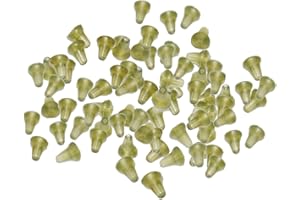 Perfeclan Bouchon de Crochet 100 Pièces, Bouchon de Perles de Bobber en Caoutchouc de, Bouchon de Crochet de Carpe, Support de Crochets