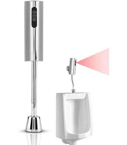 Valvola Di Scarico Manuale Per Orinatoio - In Lega, 1/2 Pollice DN15, Lunghezza Tubo 15 Cm, Pressione 1Mpa, Per Uso Domestico, Ufficio, Hotel