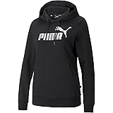 PUMA Ess+ Metallic Logo Hoodie TR Felpa Donna