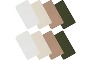 WILLBOND 8 Patch Riparazione in Nylon Toppa Autoadesiva in Nylon Leggera Impermeabile per Abbigliamento Piumino Tenda Borsa in Tessuto (Albicocca, Verde Militare, Cachi, Beige) 5