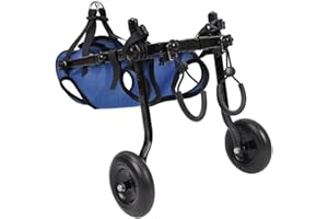 Wmool Adjustable Do g Wheelchair Hind Limb Hind Leg Disabled Dog Light Walk Legs Rehabilitation Pet Trolley Tool Mobility S2G8 Aid for Small Dogs