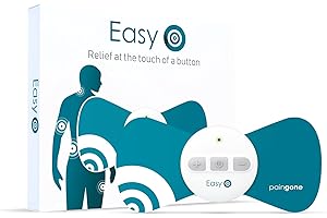 Paingone Easy - Wearable Effective Pain Relief | Wireless TENS Machine for Back, Arms, Legs and Shoulder Pain | Portable TENS Machine for Pain Management | Drug-Free Treatment | 2 Year Guarantee