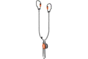 PETZL - Longe de Via Ferrata Scorpio Vertigo - de 40 à 120 kg, Orange, 365 g