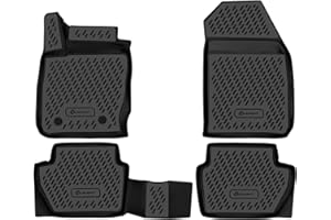 Element Set di Tappetini Auto in Gomma TPE 3D per Ford ECOSPORT | dal 2012 | Tappetini Auto Originali 100% Adatti, Gomma Auto Universali Resistanti, Tappeto
