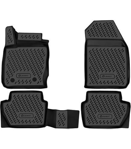 Rizline Tappetini Auto 3D In TPE Per Ford Fiesta 2009-2017 – Set Completo Con Baule, Antiscivolo, Inodore - 5