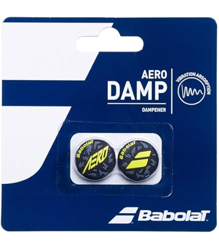 BABOLAT Custom Damp, Black/Yellow, One Size by Babolat