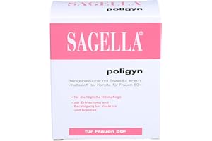 ‎SAGELLA SAGELLA poligyn Reinigungstücher - Sanfte Pflege für die Intimpflege (für Frauen ab 50)