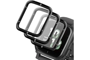 Zerrshoo 3 Pezzi Pellicola Protettiva per Garmin Venu Sq 2 Pellicola, Garmin Venu Sq 2 [Non Vetro Temperato] copertura totale curva 3D, Anti-Graffio Protective per Garmin Venu Sq 2 Pellicola