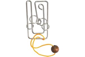 Logica Giochi art. Labirinto di Creta - Rompicapo in Metallo - Difficoltà 4/6 Estremo - Serie Viaggiatori da Collezione