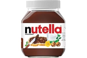 Nutella Pâte à tartiner Noisettes Chocolat - 750 g - Onctuosité et saveurs authentiques - Idéal pour vos petits-déjeuners et goûters gourmands