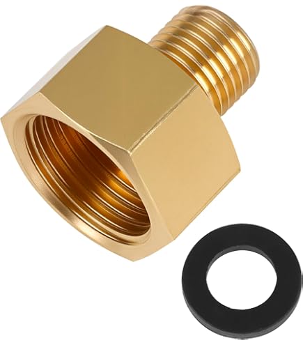 Lot de 3 adaptateurs de gaz GPL en laiton, filetage intérieur 3/8 Lot de 3 adaptateurs de gaz GPL en laiton, filetage intérieur 3/8