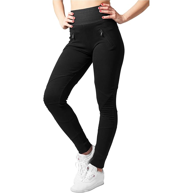 Urban Classics Fluwelen legging met hoge taille voor dames en dames, blauwgroen, S